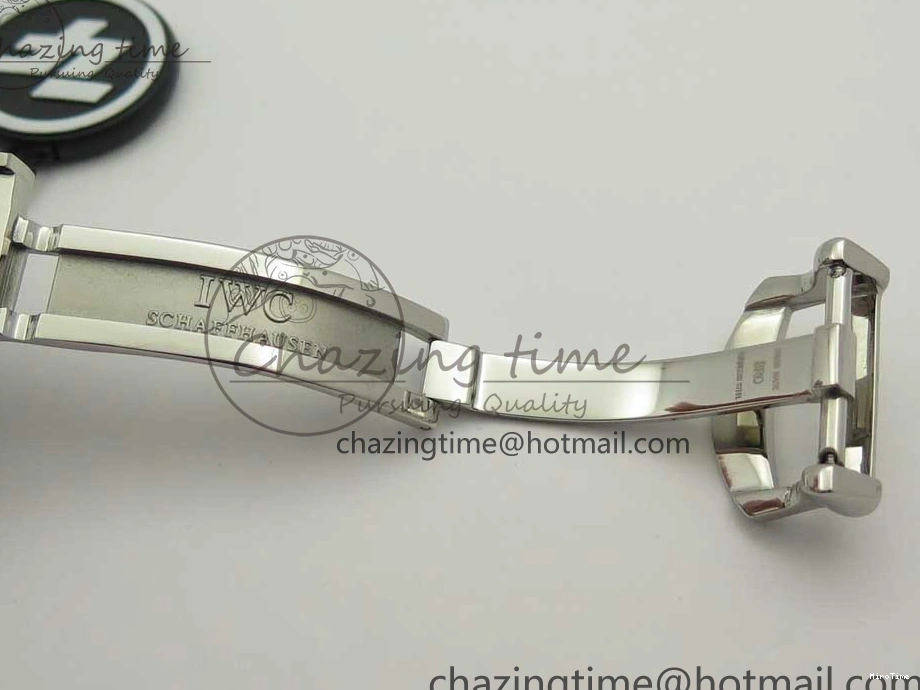 MIROTIME 0129 Snug Portofino IW391022 SS ZK 1:1 Best Edition White Dial Gold Markers On Black Leather Strap A 7130